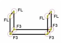 Firewood Rack with end reinforcement