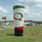 Inflatable sign anchor